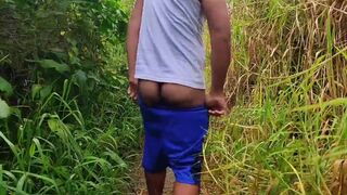 Watch SocyalSemCamisa & PerseuTeuSemDev go wild with raw ass-to-mouth action in the ruins of the trails