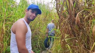 Watch SocyalSemCamisa & PerseuTeuSemDev go wild with raw ass-to-mouth action in the ruins of the trails