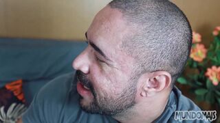 Watch Junior Sucupira, Edu Phoenix, and Giovani Jacob Mm take turns in a wild bareback threesome action!