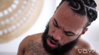 Watch Jhon & Gonzales take on Little Ass in a wild interracial gangbang with big booties and bareback doggystyle action!