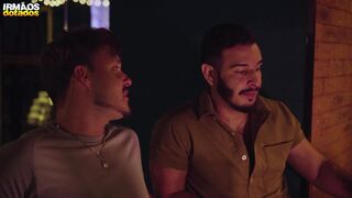 Stepdad RickNeker and Donato Ramon's first anal adventure - stepdad goes wild with long muscular cock and stepdaughter goes bareback