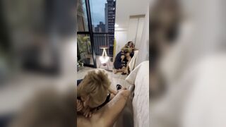 Cauan Wink & Jho Klauss get naked & raw in homemade threesome