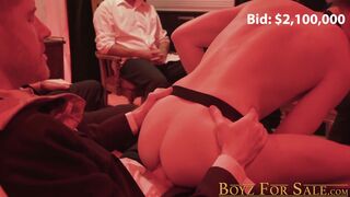 Mature babes Bishop Angus, Cole Blue, and President Oaks take young studs on wild bareback ride in HD