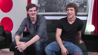 Jamie Del Rey & Paul Canon's first time bareback with a hung straight dude - raw amateur sex with a broken straight boy!