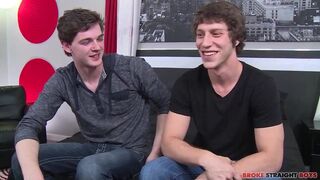 Jamie Del Rey & Paul Canon's first time bareback with a hung straight dude - raw amateur sex with a broken straight boy!