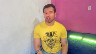 Watch as a well-endowed jackal seduces car salesmen with his 19.5 inch monster cock! - 12 image