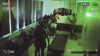 Luan, Raphael Habbib, Highlander foster, The Hunter Black, and John Black in a wild carnival orgy with bareback bareback