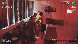 Luan, Raphael Habbib, Highlander foster, The Hunter Black, and John Black in a wild carnival orgy with bareback bareback