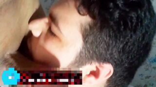 Get a sneak peek of these chubby black and white guys taking it hard from my fat ass