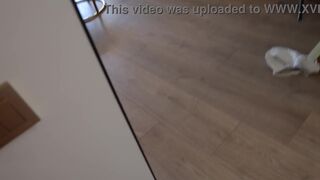 Stepdad catches stepdaughter Polly in the act & gives her a rough raw pounding with his big dick