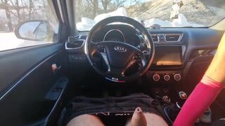 Archik takes on hitchhiker's huge rod & takes it in the ass on the bridge - 5 image