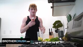 Eric Charming can't resist waking up stepbro Max Lorde with a hard morning fuck in the kitchen - 2 image