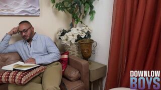 Dillon Diaz & Max Maybry beg for raw sex in down-low boys scene with glasses on - 1 image