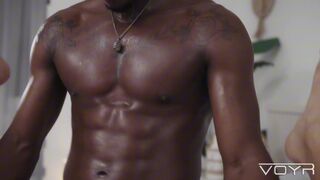 Gonzales and Thomas Black go wild with raw anal pounding in interracial action - 15 image