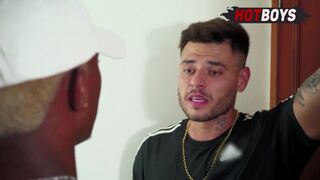 Eduardo Milano takes on two huge cocks in raw POV action with Victao Porrete - 1 image