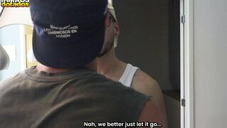 Watch Aquele Ton & Ares X train a muscular dude to take it in the ass and milk him dry