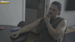 Watch Aquele Ton & Ares X train a muscular dude to take it in the ass and milk him dry - 7 image