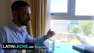 Hairy Latina Shulxxx teaches Felipe Hires how to deepthroat & suck like a pro in English lessons - 4 image