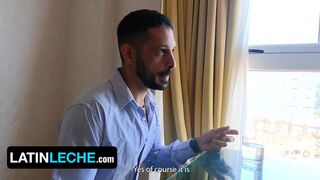 Hairy Latina Shulxxx teaches Felipe Hires how to deepthroat & suck like a pro in English lessons - 5 image