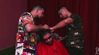 Yoel Veneco & his pal, Douglas Machado, take on Profanus Barber's BBC in Episode 3 of twice the lust! - 3 image