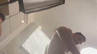 Watch Oliver Trunk, Tommy Gold, Falcon Al, and friends take turns pounding a busty milf in the ass like wild studs - 12 image