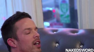 Nic Sahara & Jack Hunter go wild in rough doggystyle sex with a hung dude