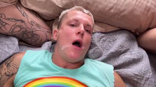 Oliver, Falcon, Sandro & Max take turns getting down and dirty in wild homemade gangbang - 15 image