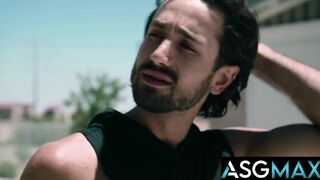 Watch how stepbro & GF can't believe how rough it really is: tattoos galore, bareback anal, and more!