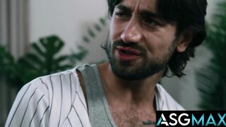 Watch how stepbro & GF can't believe how rough it really is: tattoos galore, bareback anal, and more! - 4 image