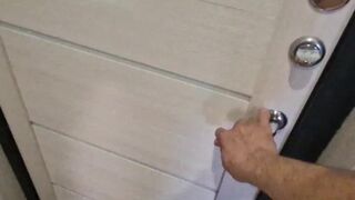 Archik's tight pussy devoured by a monster cock on the doorstep - a homemade compilation - 5 image
