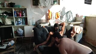 Watch these chubby brown-skinned guys go wild with Mandrake Mete Sem Parar No Rabo Do Gordo e Goza Duves - - 1 image