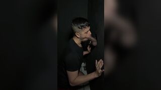Watch Kristoffer Toro take Nerd Lolzeiro's big Brazilian cock in every corner of the club - 2 image