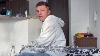 Watch AoB21 & Diego go wild on vacation in Colombia - POV bareback action with deep throat action - 6 image