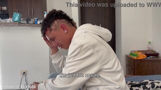 Watch AoB21 & Diego go wild on vacation in Colombia - POV bareback action with deep throat action - 9 image