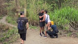 Watch EuPablo, Luccas, Giovannifeet & Maxribeirox take turns getting their asses drilled by straight dudes in a - 14 image