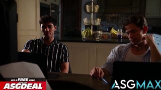 Johnny Donovan & Brandon Dallas take turns riding and barebacking in Hotel Room Stakeout - 2 image