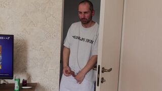 Stepdaughter's tight pussy filled with stepdad's huge cock & filled with Sandro Jenner & Oliver Strelly's cum