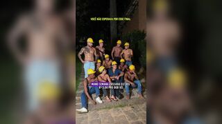 Watch these 11 construction workers dominate a different way than they did before - rough trade, ass worship, and creampies galore! - 11 image