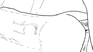 Anime Anal: Balaclava gets her ass drilled & bareback creampied in wild masked fuck - 12 image