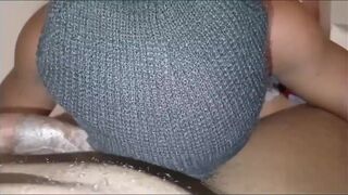 Sweetpebx gets her tight ass drilled and takes a hot load on her face