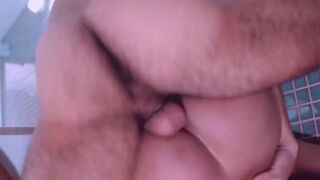 Andre Leme dominates André rudder with his massive ass & bareback skills - 15 image