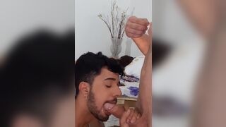 Victor Ferraz fucks his girlfriend's best friend in a wild bareback fuck session - 8 image