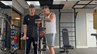 Jair Allves gets his tight ass drilled by his gym buddy's massive cock - 2 image