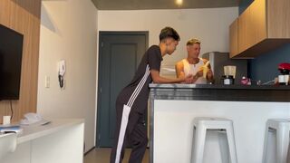 Jair Allves gets his tight ass drilled by his gym buddy's massive cock - 7 image