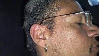 Watch as Junior Delao's tight ass gets brutally ripped in a porn theater - raw and tattooed Brazilian amateur - 1 image