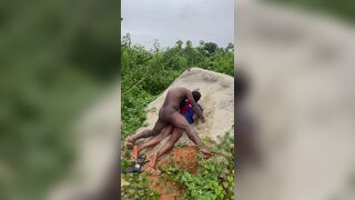 Sleek Bottoms & Christopher go wild in a hardcore threesome on top of a building - 14 image