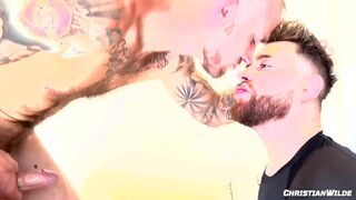 Watch Christian Wilde's intense fuck with raw muscle guy with a fat dick - 5 image