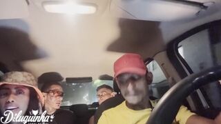 Passionate car sex with Johny Will, Luan Vetin & their friends in POV exhibitionist frenzy - 6 image