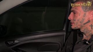 Luan Vetin & Dluquinha get wild in public anal play with bareback sex