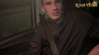 Luan Vetin & Dluquinha get wild in public anal play with bareback sex